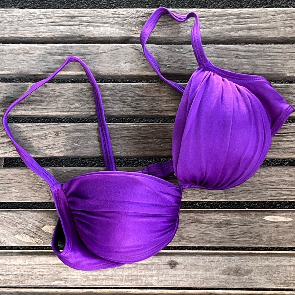 80s la Blanca Bikini Top